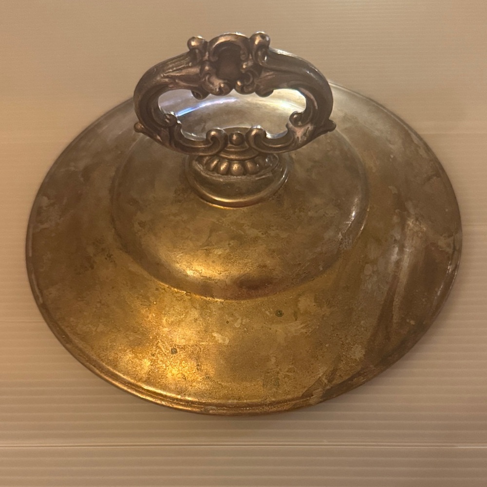 Vintage Silver Plated Serving dish lid